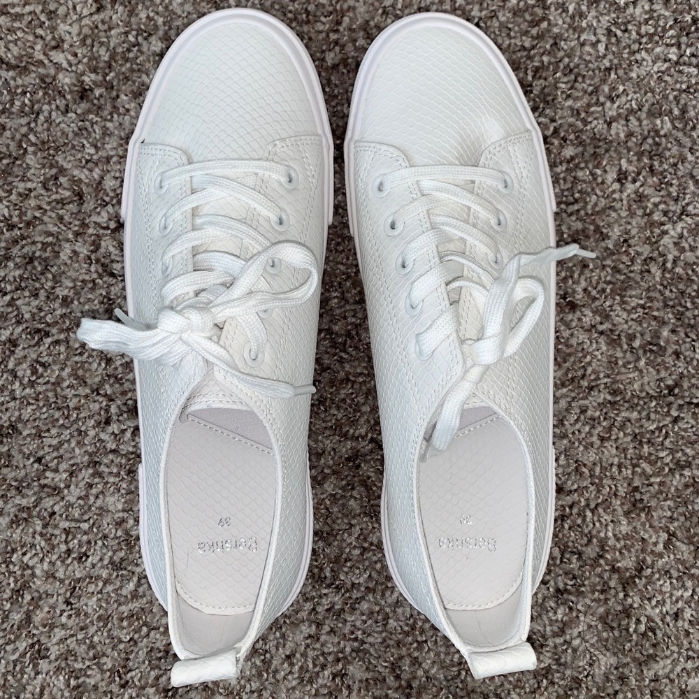 Bershka white sneakers